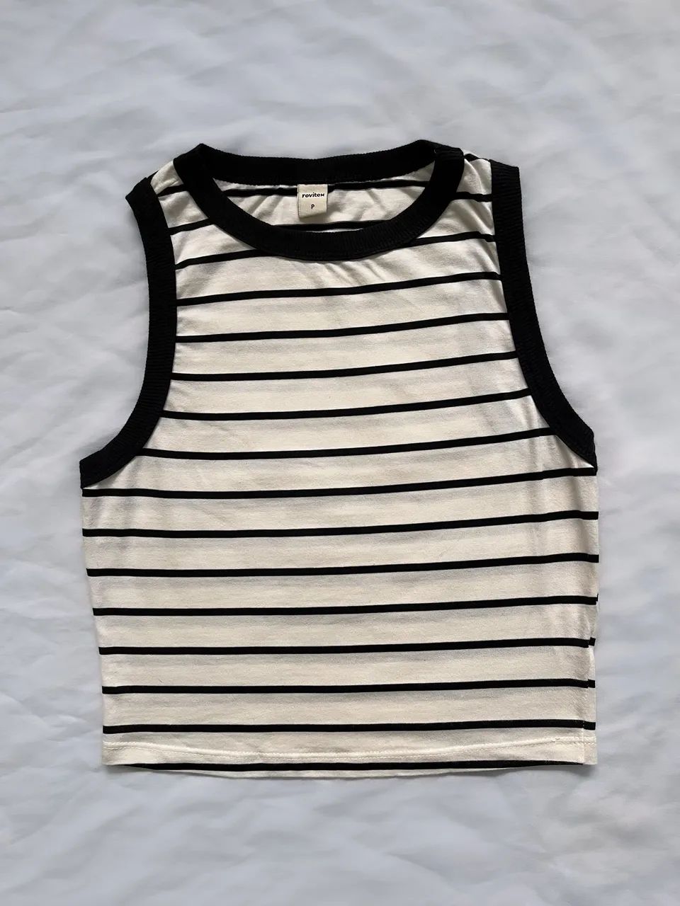 Blusa Cropped Feminina Listrada - Foto 2
