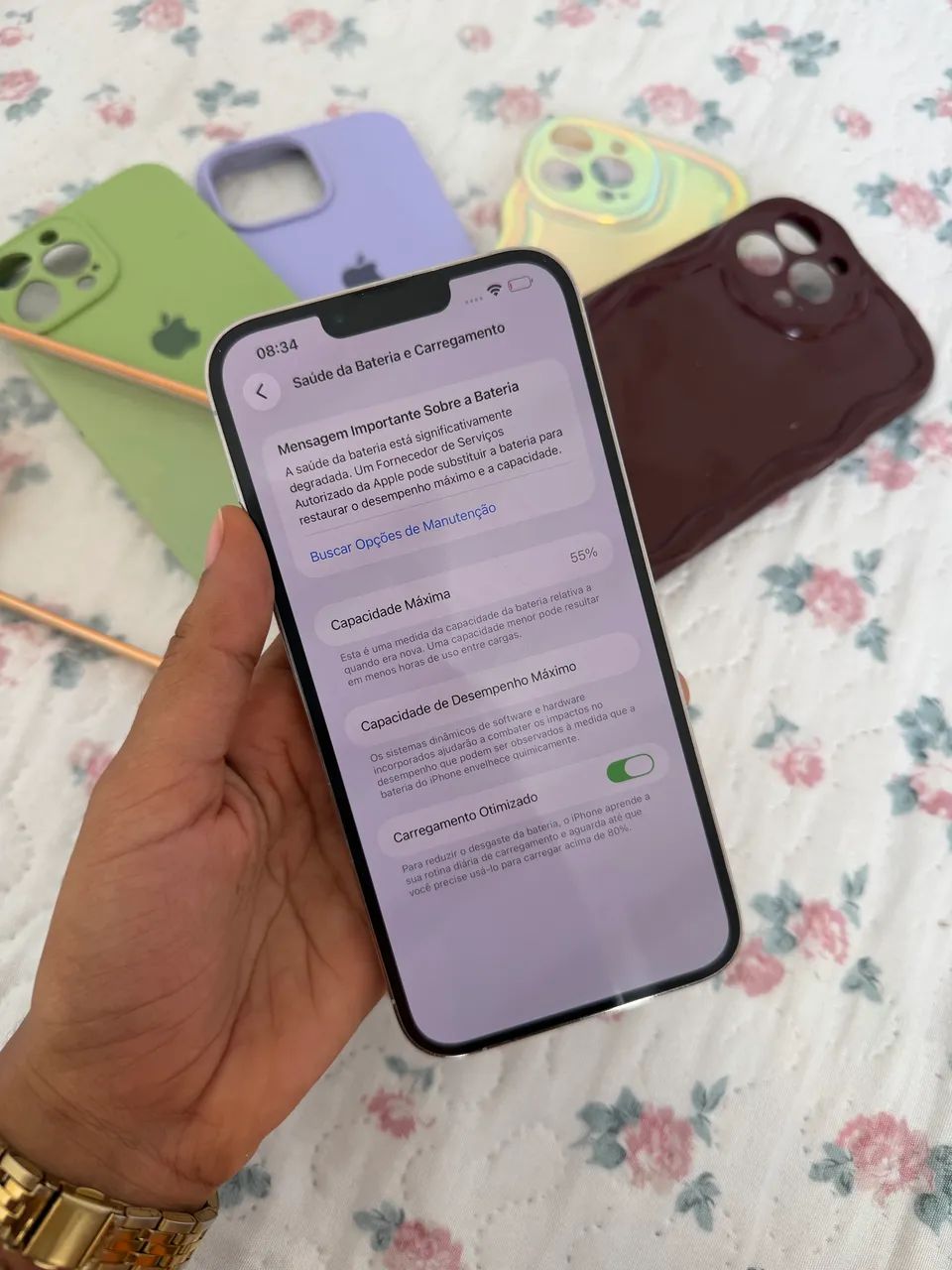 IPHONE 13 PRO MAX 256gb (com 5 capinhas) - Foto 3