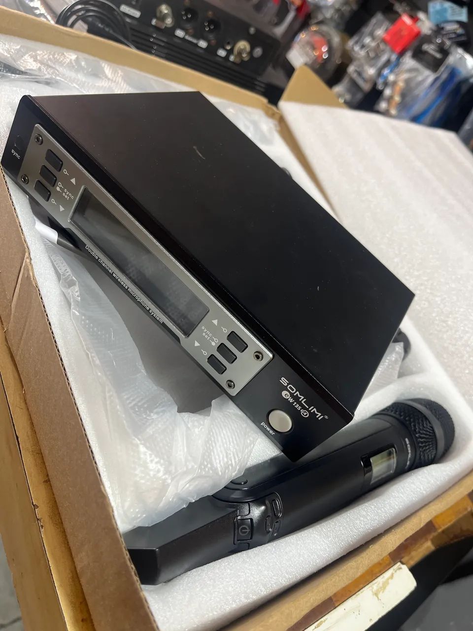 MICROFONE DUPLO SOM LIMI