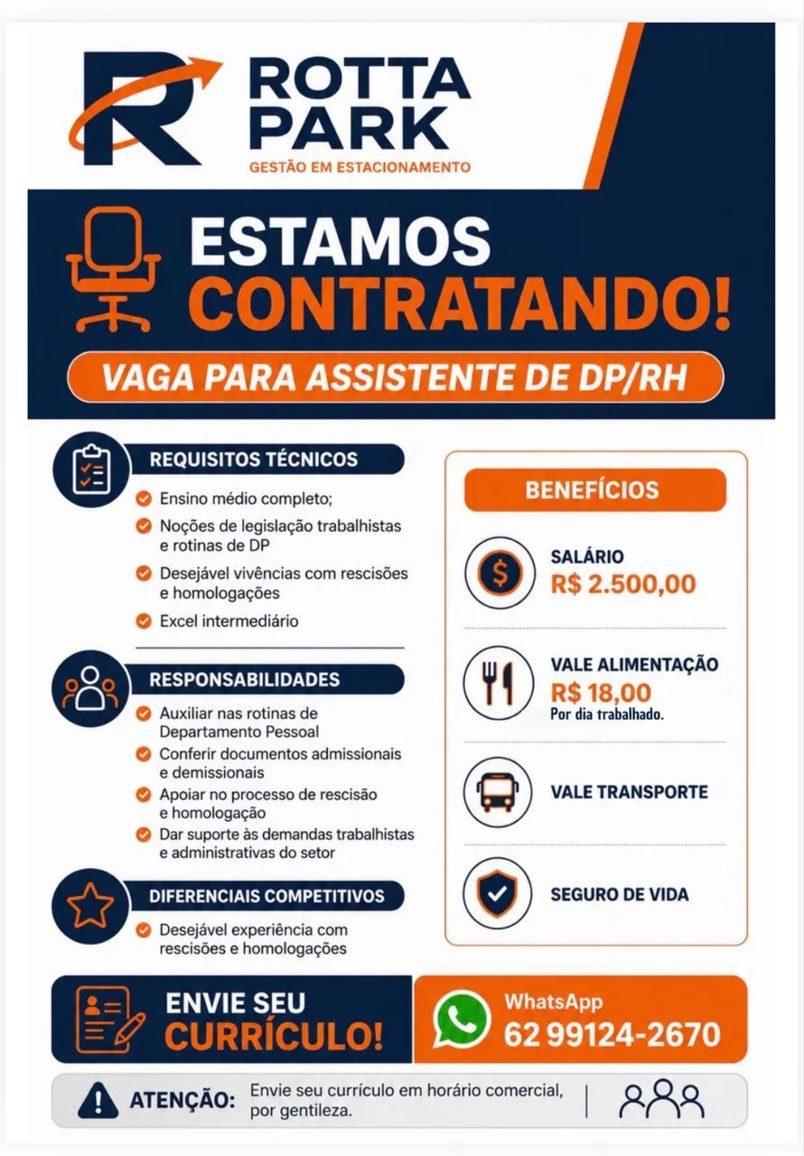 vaga de emprego 