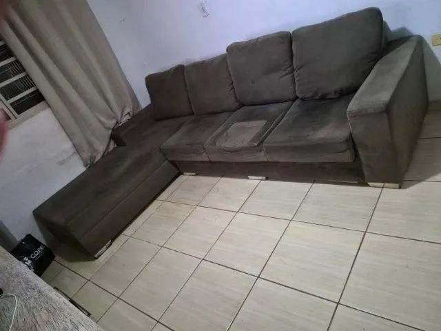 Sofa de suede 