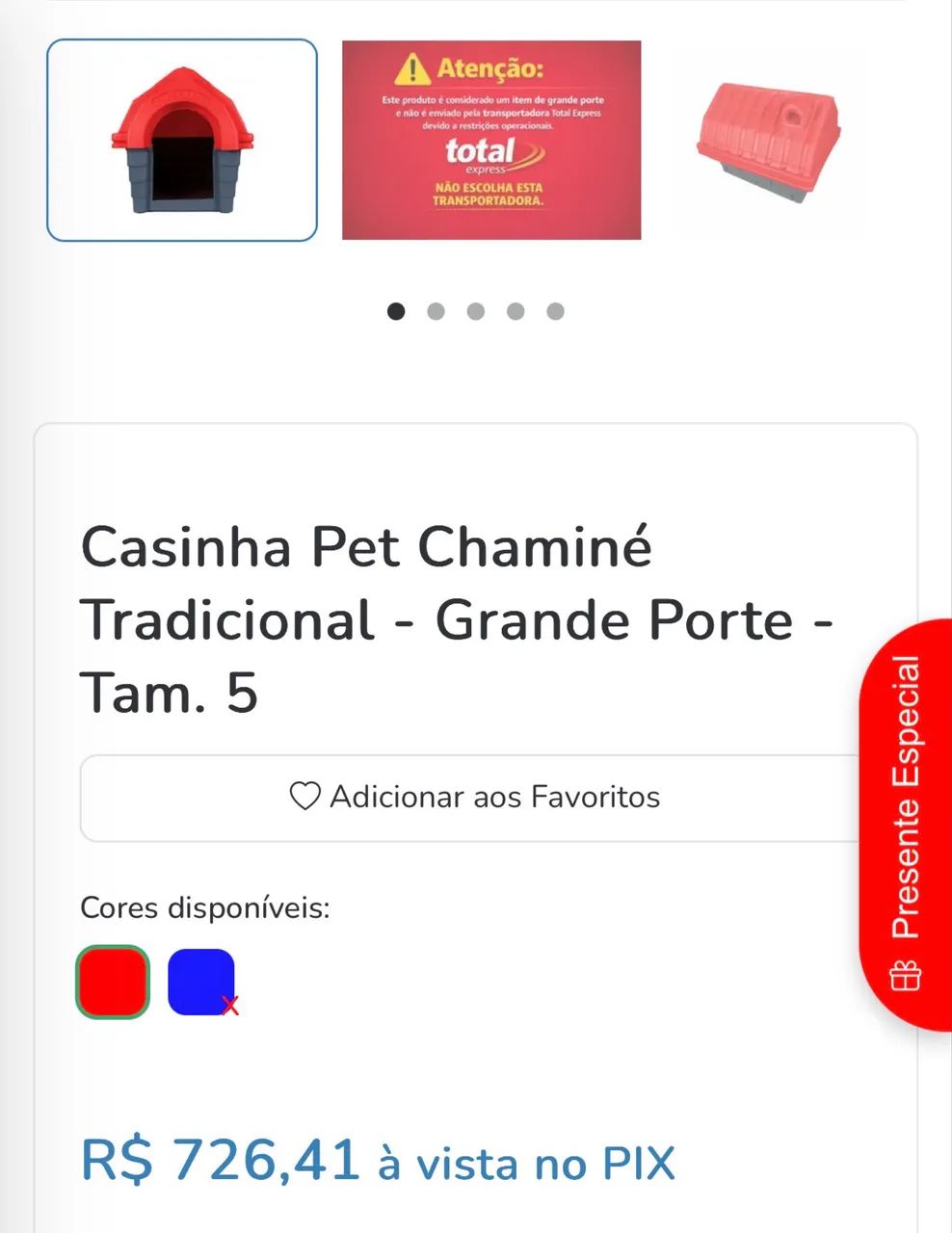 Casinha Pet Chaminé TAM. 5 - Porte Médio e Grande  - Foto 5