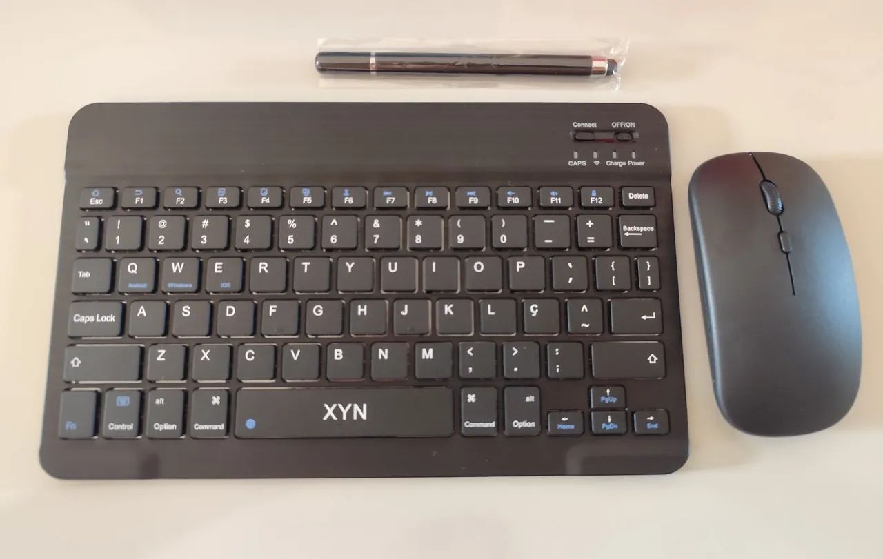 Kit Teclado e Mouse Bluetooth (Preto) - Foto 2