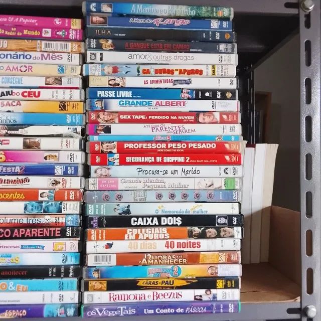 Lote com 260 DVDs originais de locadora - Foto 4