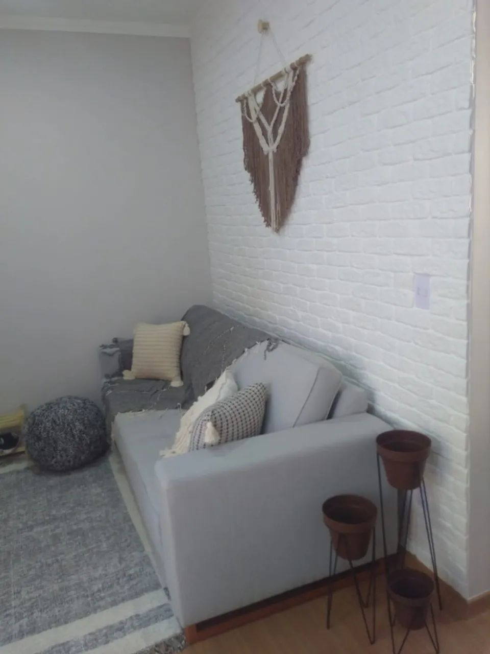 Sofá living em linho - Foto 3