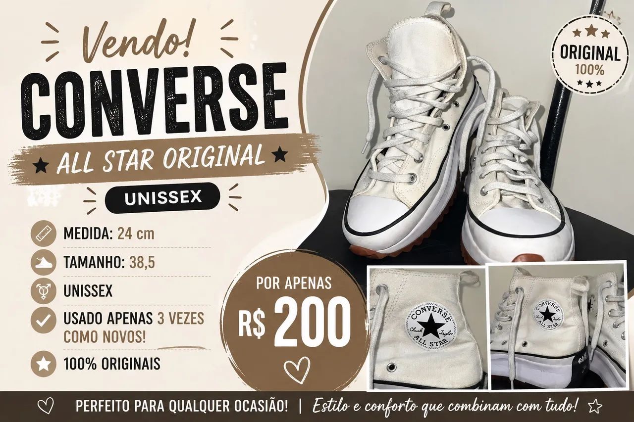 All star Run Star Hike original - Foto 4
