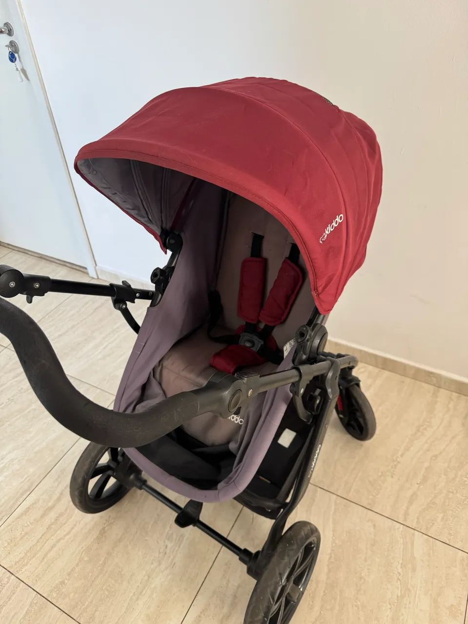 Carrinho de bebê Moisés + Cadeirinha Kiddo - Foto 3