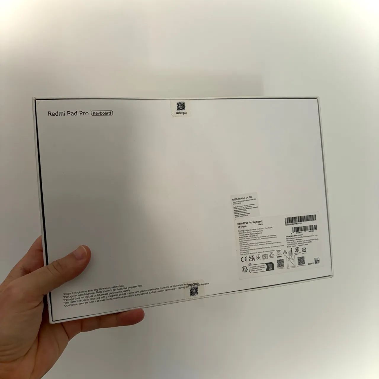 Capa Teclado Redmi Pad Pro (original lacrada) - Foto 3