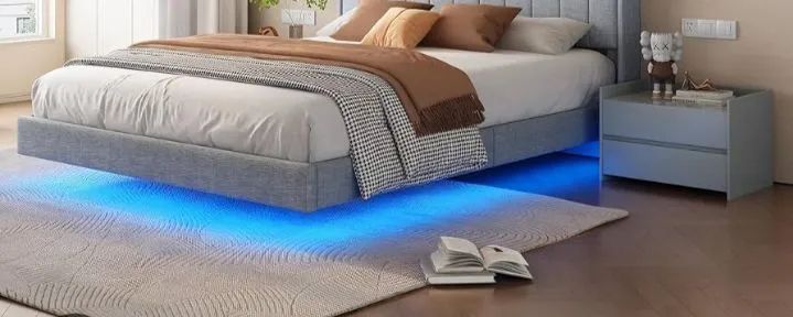 Cama De Macacaúba Flutuante  - Foto 3