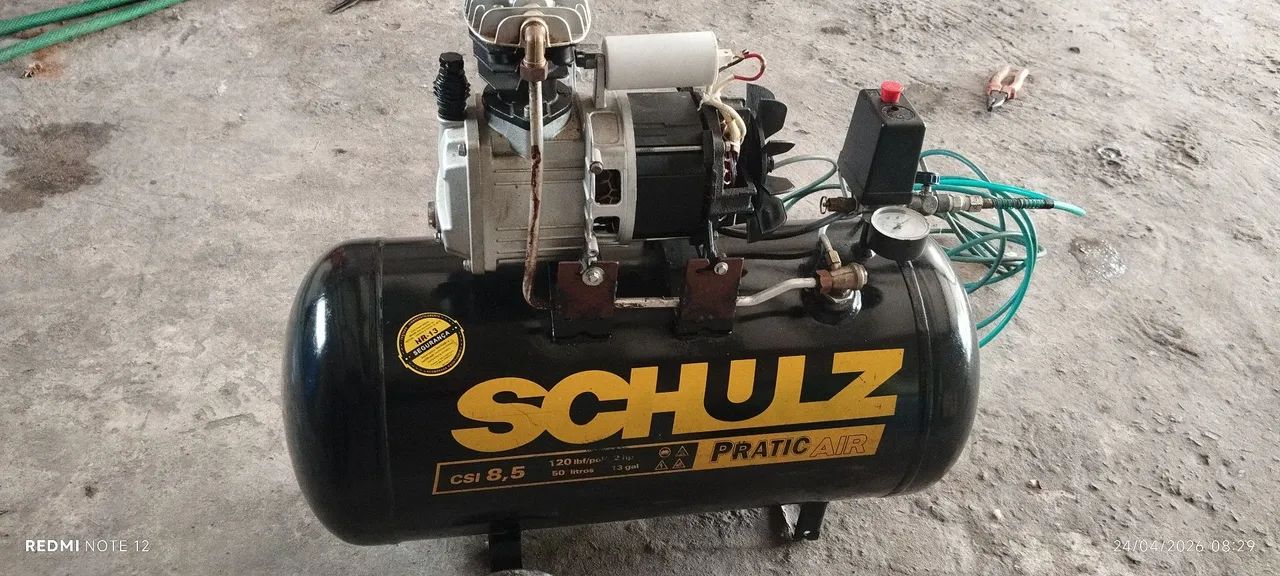 Compressor de ar conservado 