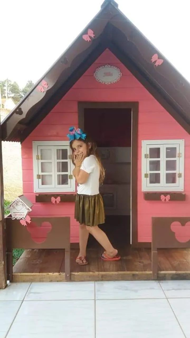 Casinha de boneca MADEIRA AUTOCLAVADO TRATADA  - Foto 5