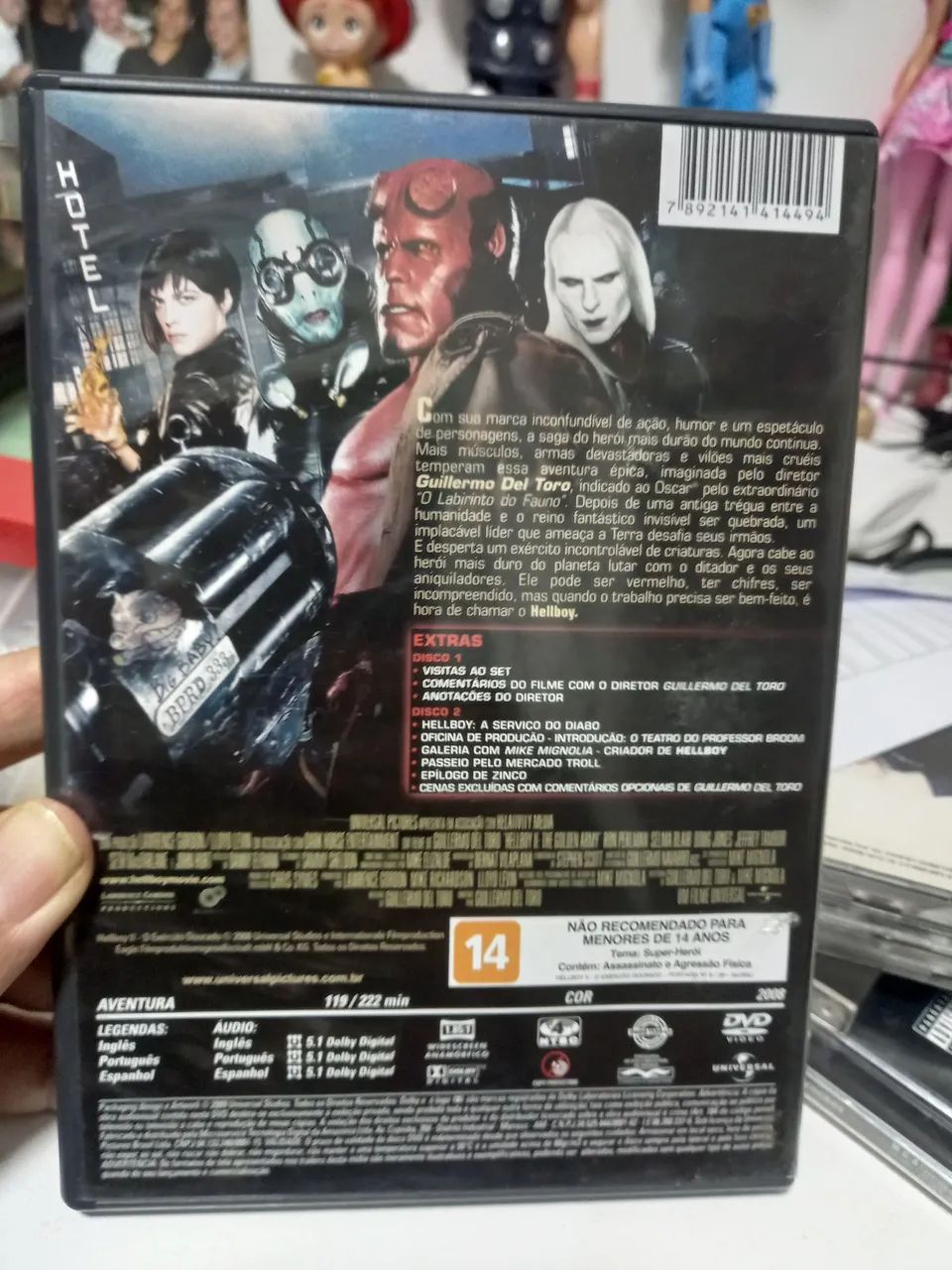 DVD HELLBOY 2 EDIÇÃO ESPECIAL  - Foto 2