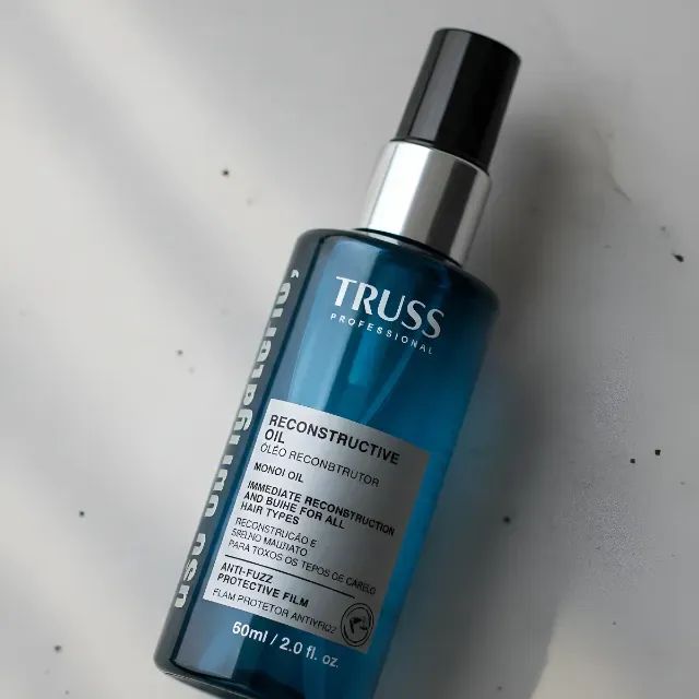 Uso Obrigatório Óleo Capilar Reconstrutor Truss 60ml