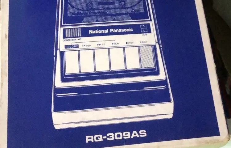 Gravador Panasonic na caixa 