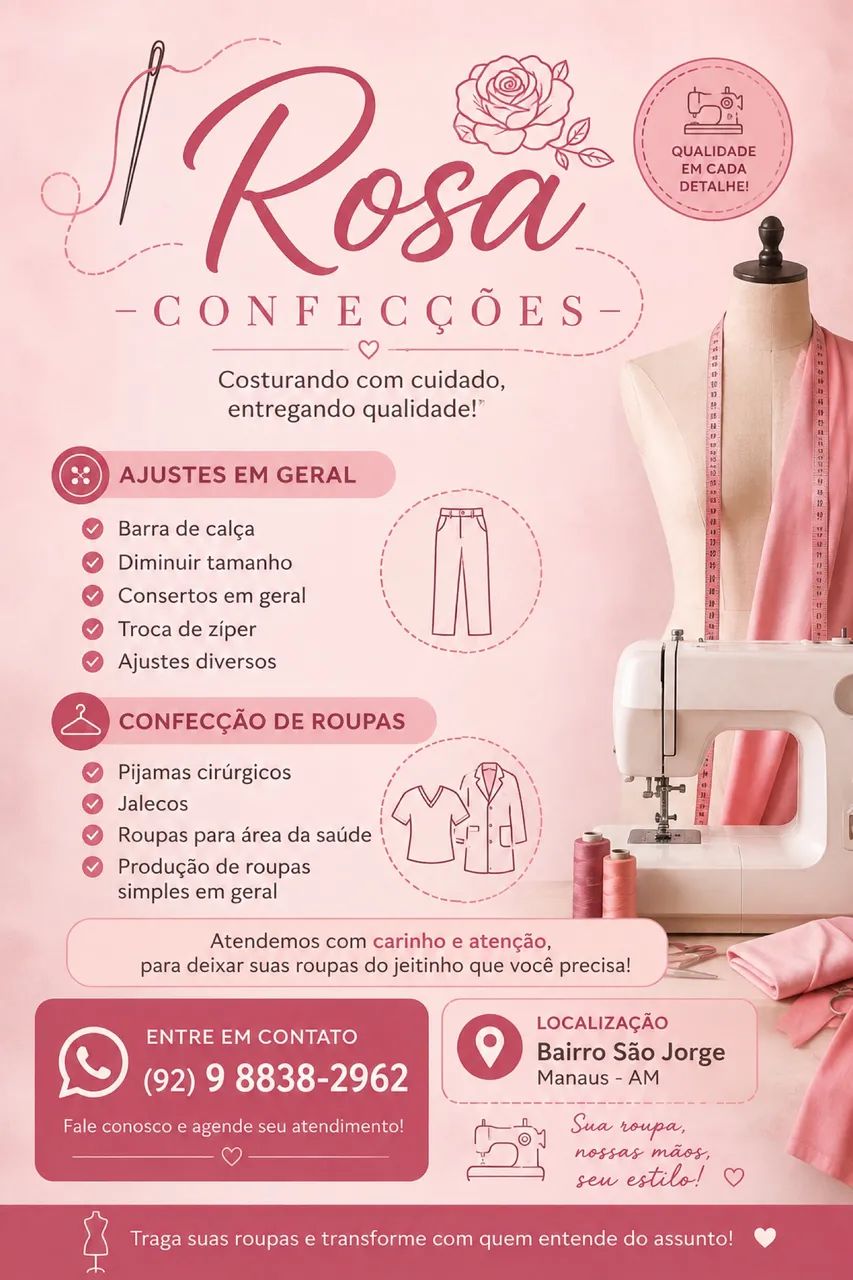 Costura/Ajustes em geral - São Jorge