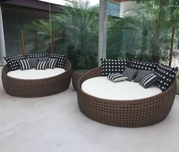 Chaise cama para área externa 