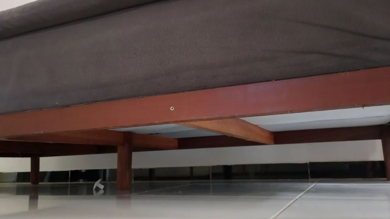 Sofá cama estrutura em madeira  - Foto 3