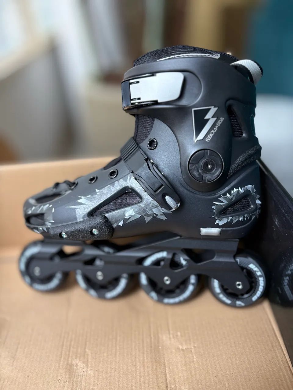 Patins Inline BF-S 10000 BF Roller 4 Rodas com Caixa - Foto 5