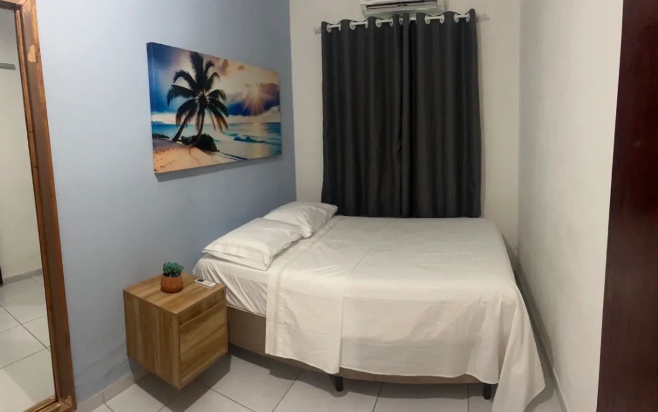 Quarto e sala mobiliado no Trevo do Francês próximo da praia - Foto 5