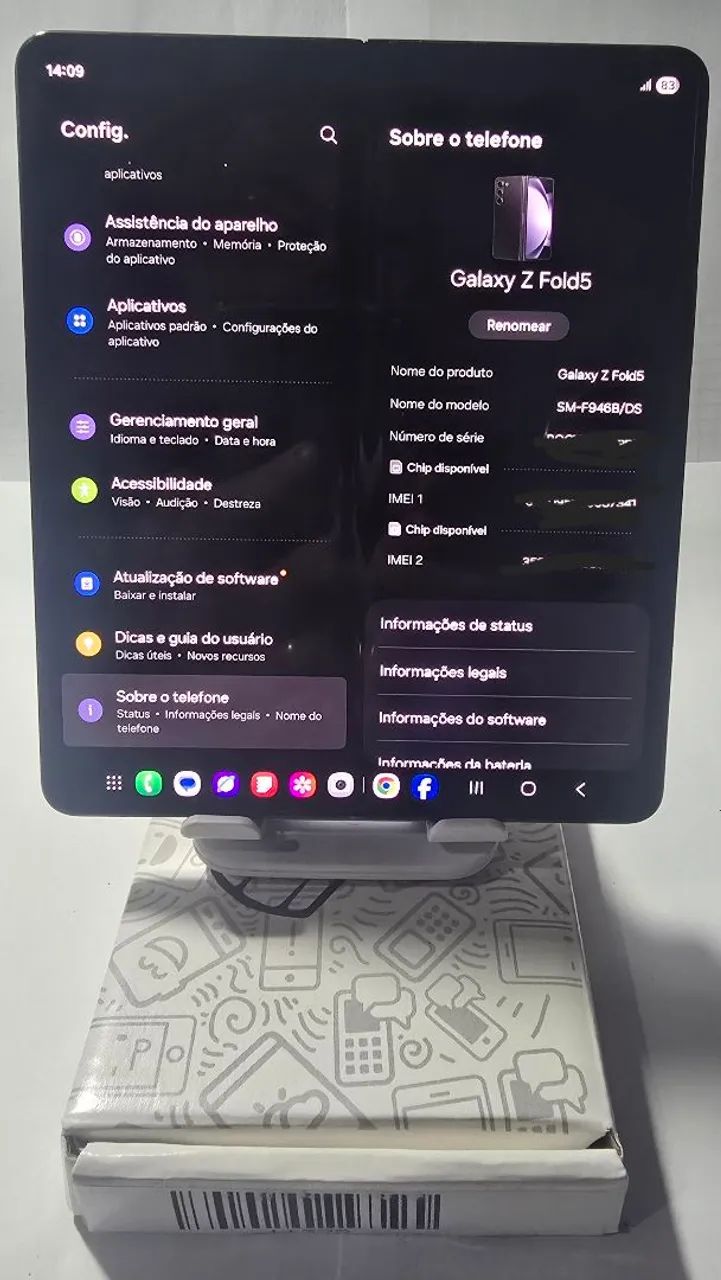 Samsung Galaxy Fold5 5G 1tb 12gb ram processador octacore  - Foto 2