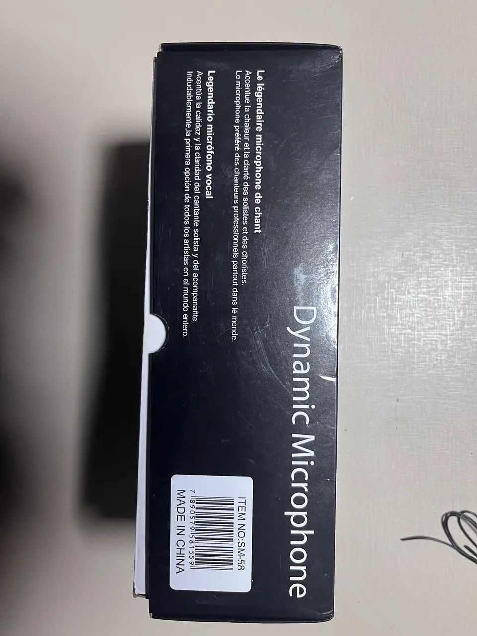 Microfone SM-58 Novo na caixa  - Foto 3
