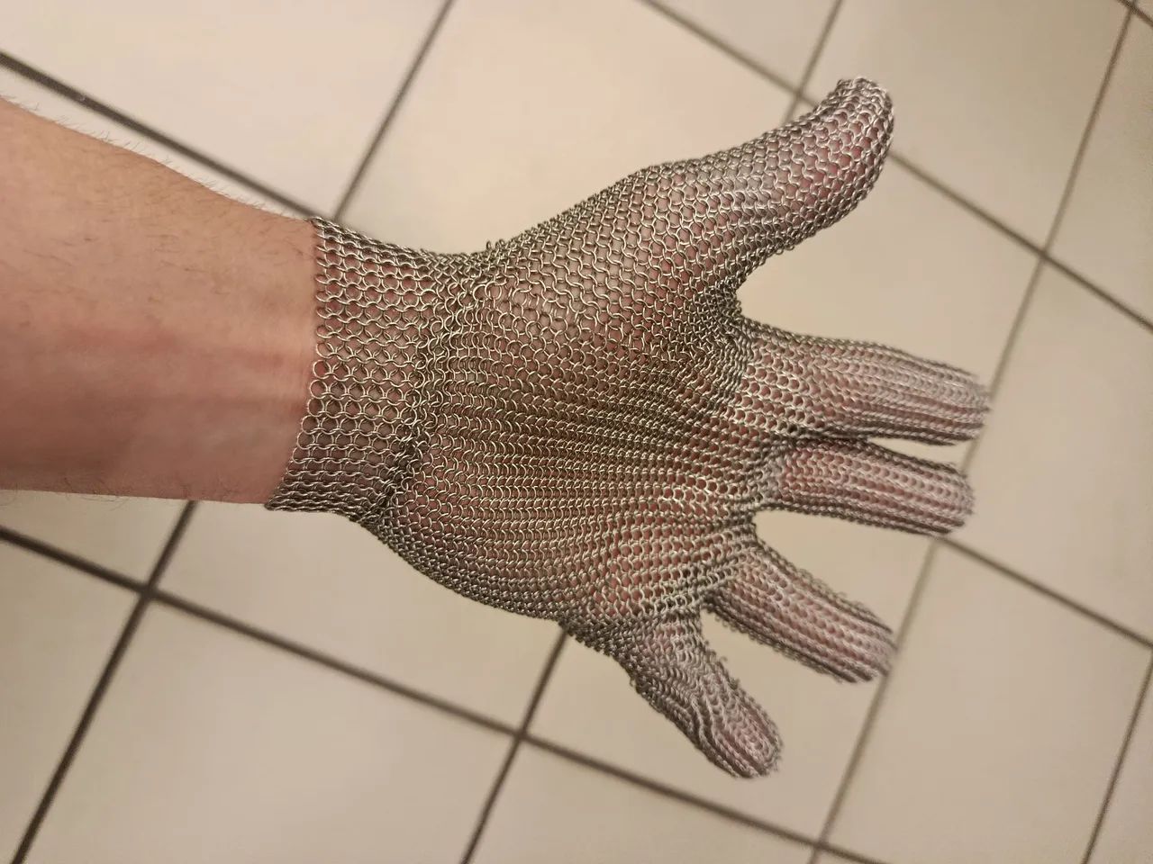 Luvas de malha de aço  - Foto 5