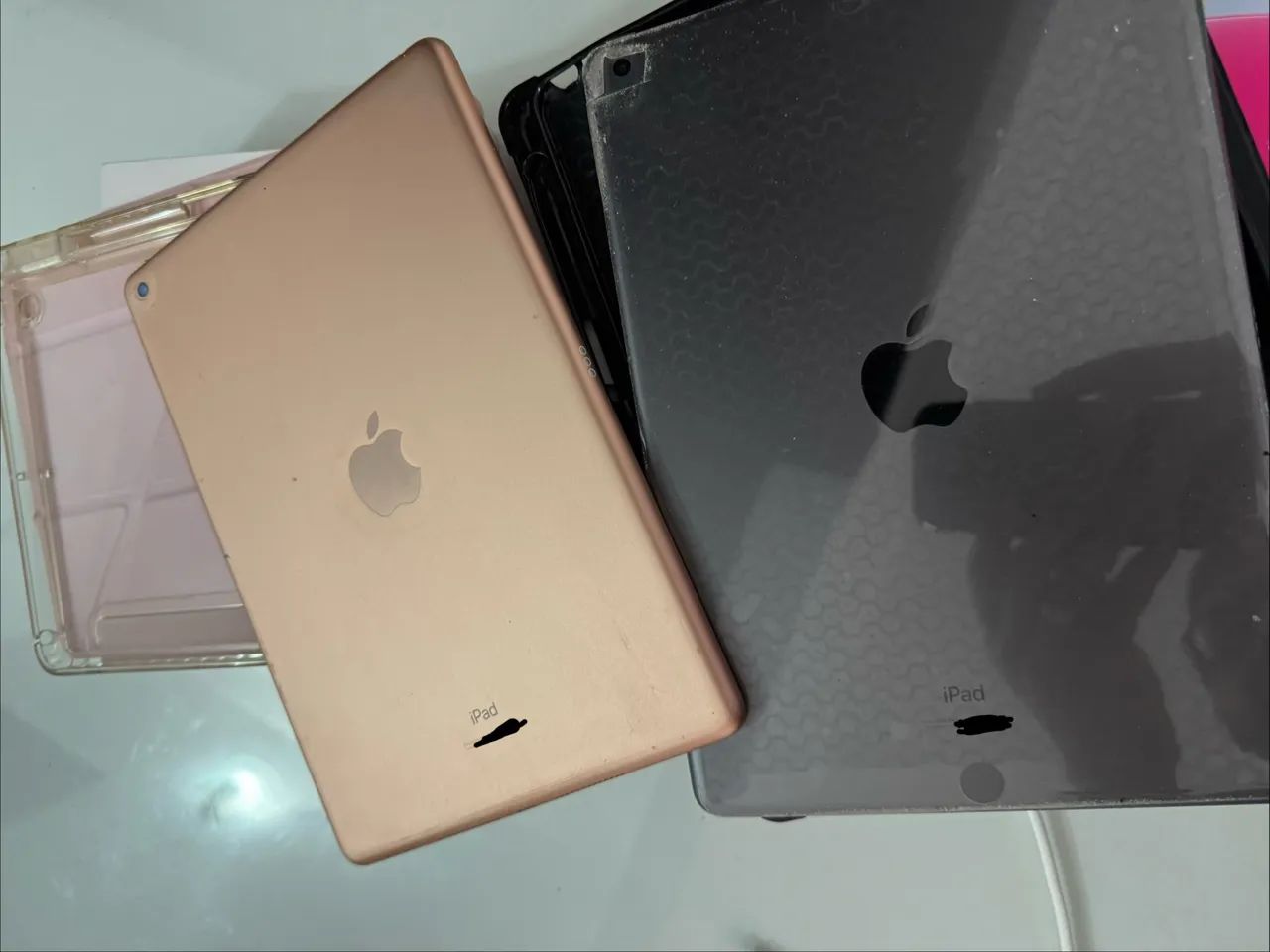 02 - iPad 8ª Geração 32GB Wi-Fi - Preto / Rose - Tablets e E