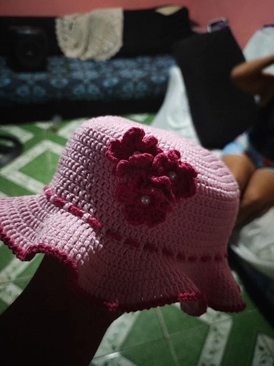 Chapéu crochê infantil  - Foto 3