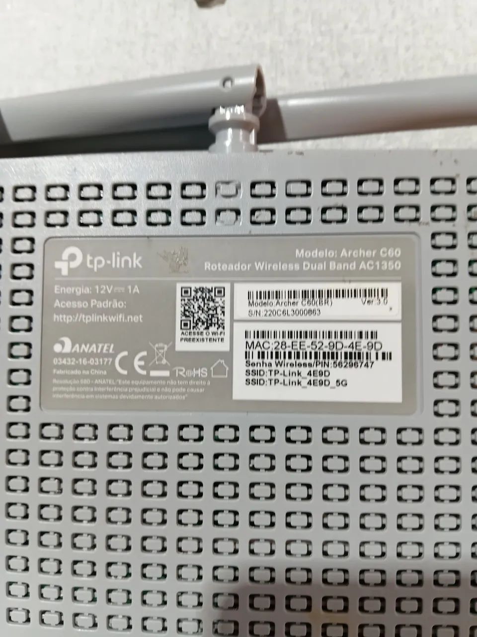 Roteador TP_LINK Archer c60 para conserto  - Foto 3