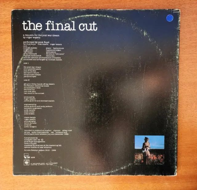 Lp Vinil Pink Floyd - The Final Cut 1983 - Foto 2