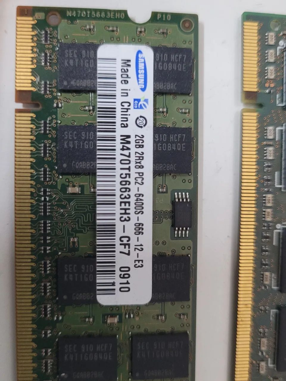 Kit 3 memorias de 2gb ddr2 para notebook - Foto 3