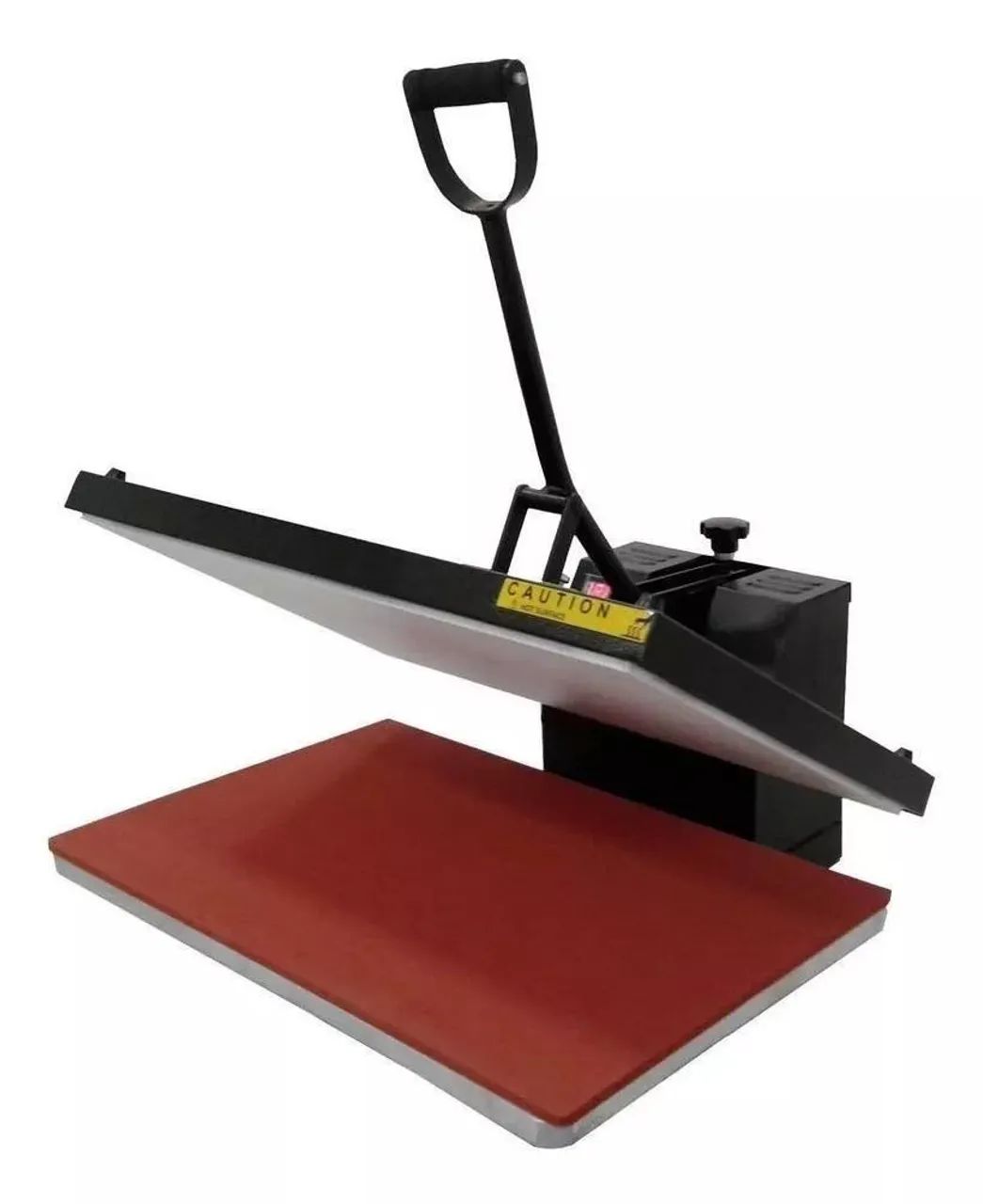 Máquina de estampar camisetas Flat Thermal Press 38x38 Preta - Foto 3