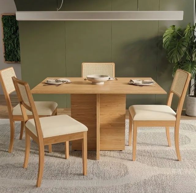 Conjunto de Jantar Laverna 4 Lugares
