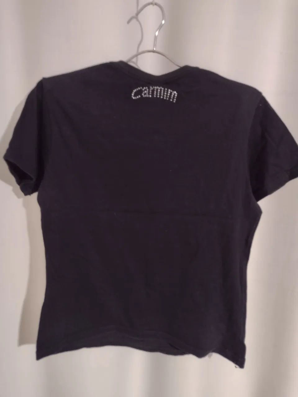 Camiseta baby look carmim - Foto 2
