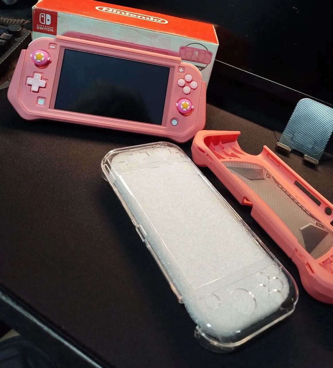 NINTENDO SWITCH EDIÇÃO ANIMAL CROSSING + PS3 CIB