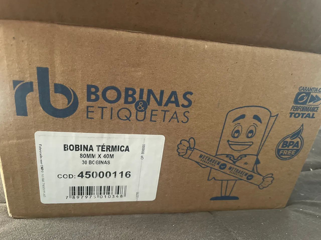 Bobina Térmica 80 x 40