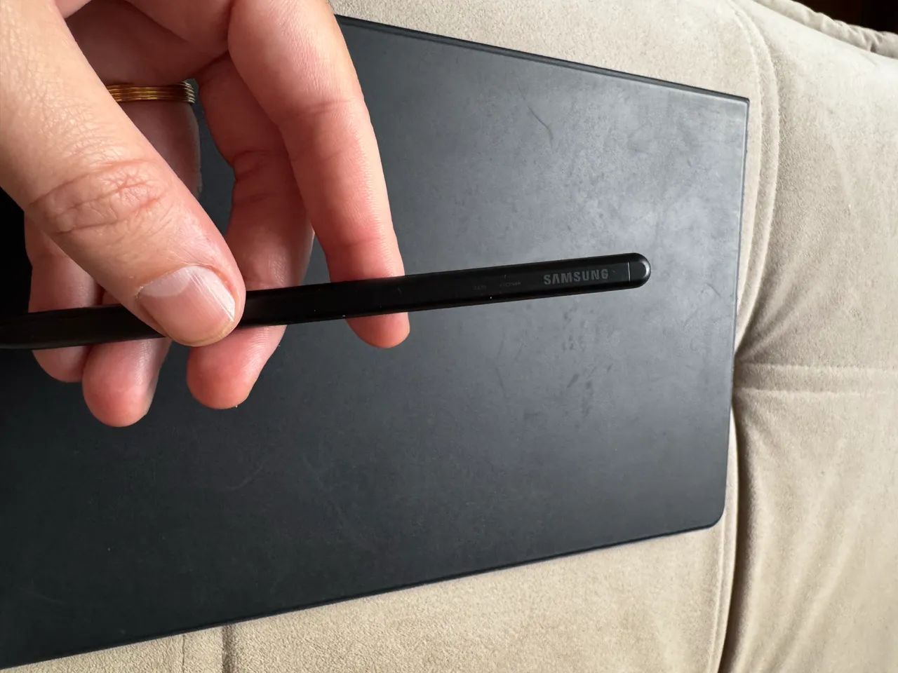 Tablet Samsumg S7 FE com capa original - Foto 5