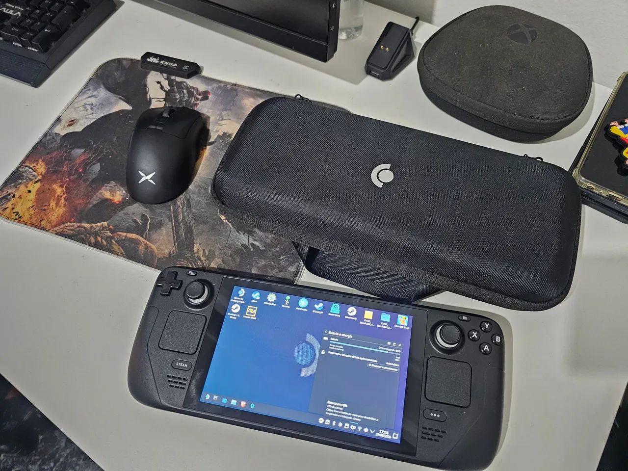 Steam deck LCD 256gb+ cartão 256gb - Consoles de Vídeo Game - Vila
