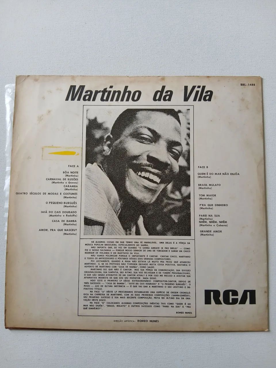Lp Martinho da Vila 1969 mono usado  - Foto 2