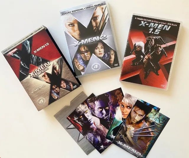 DVD X-Men Edição Especial X-Men 1.5 + X-Men 2 - 4 Discos Com Fotos