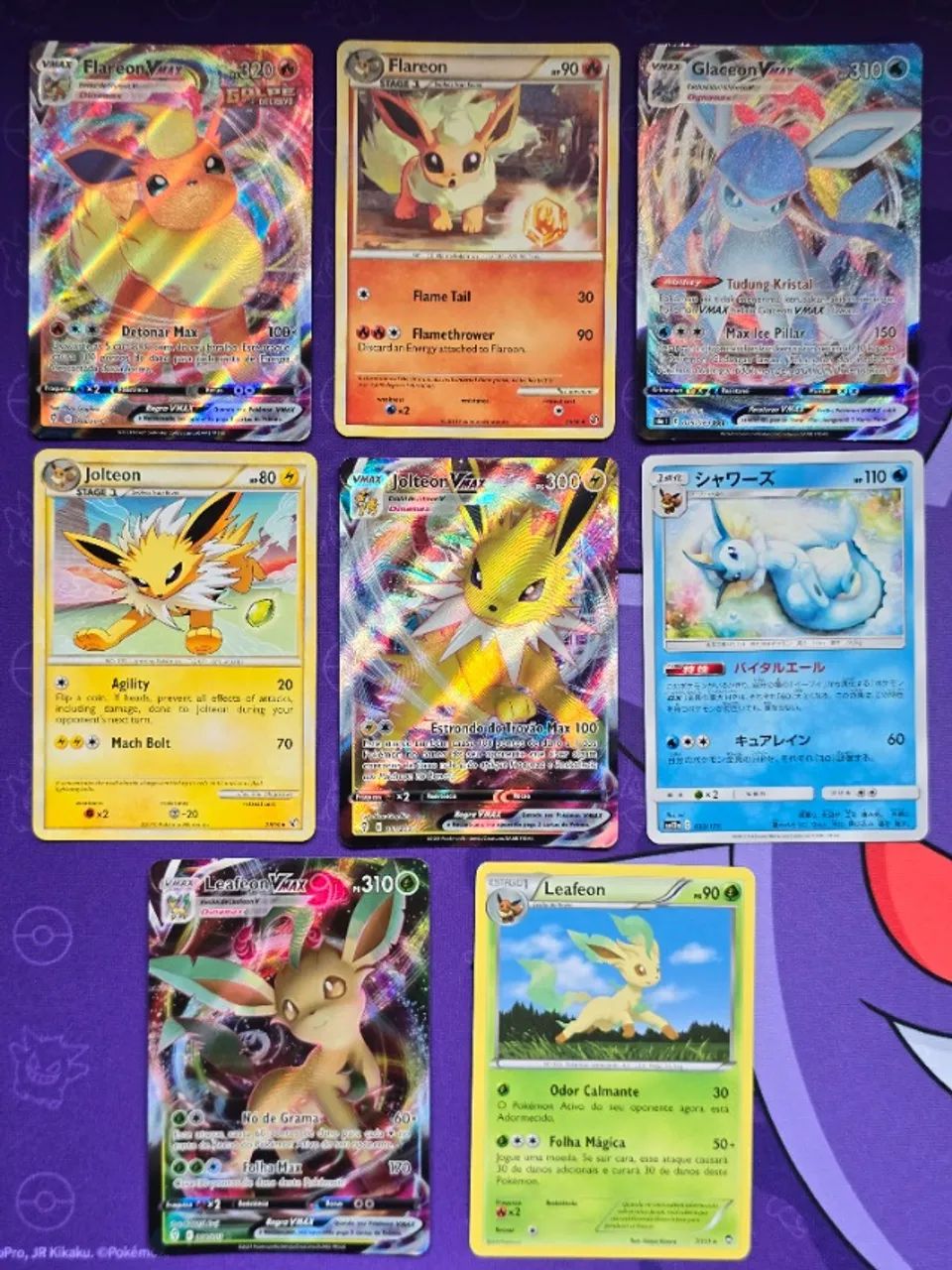 Cartas Eveelution Umbreon, Glaceon, Espeon, Leafeon - Pokemon TCG - Valores na descrição - Foto 2