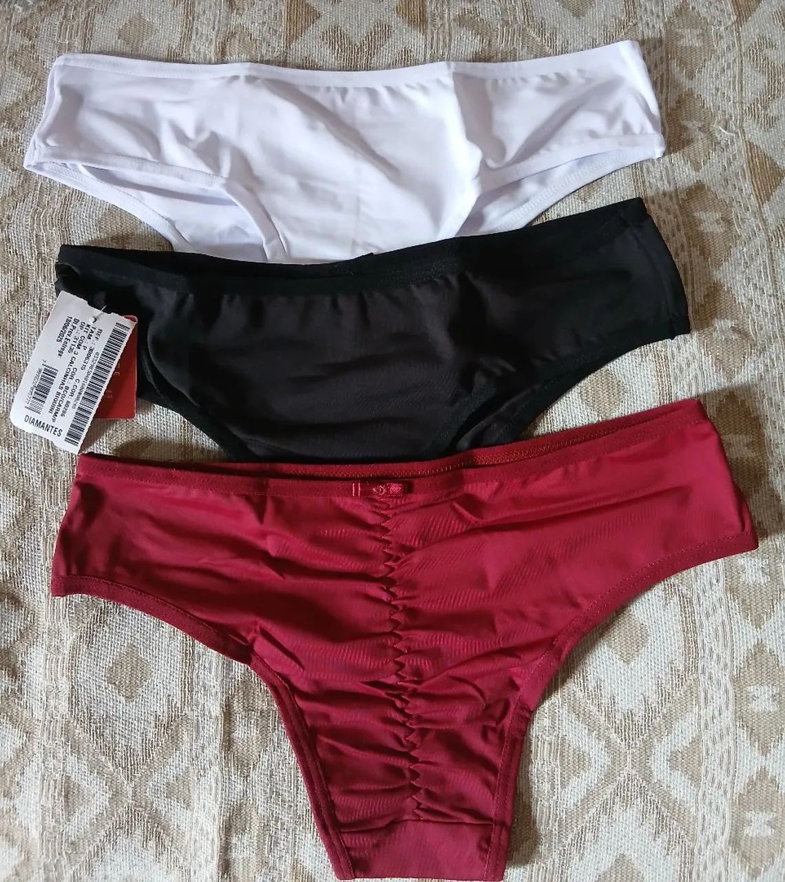 Kit calcinhas Diamantes 