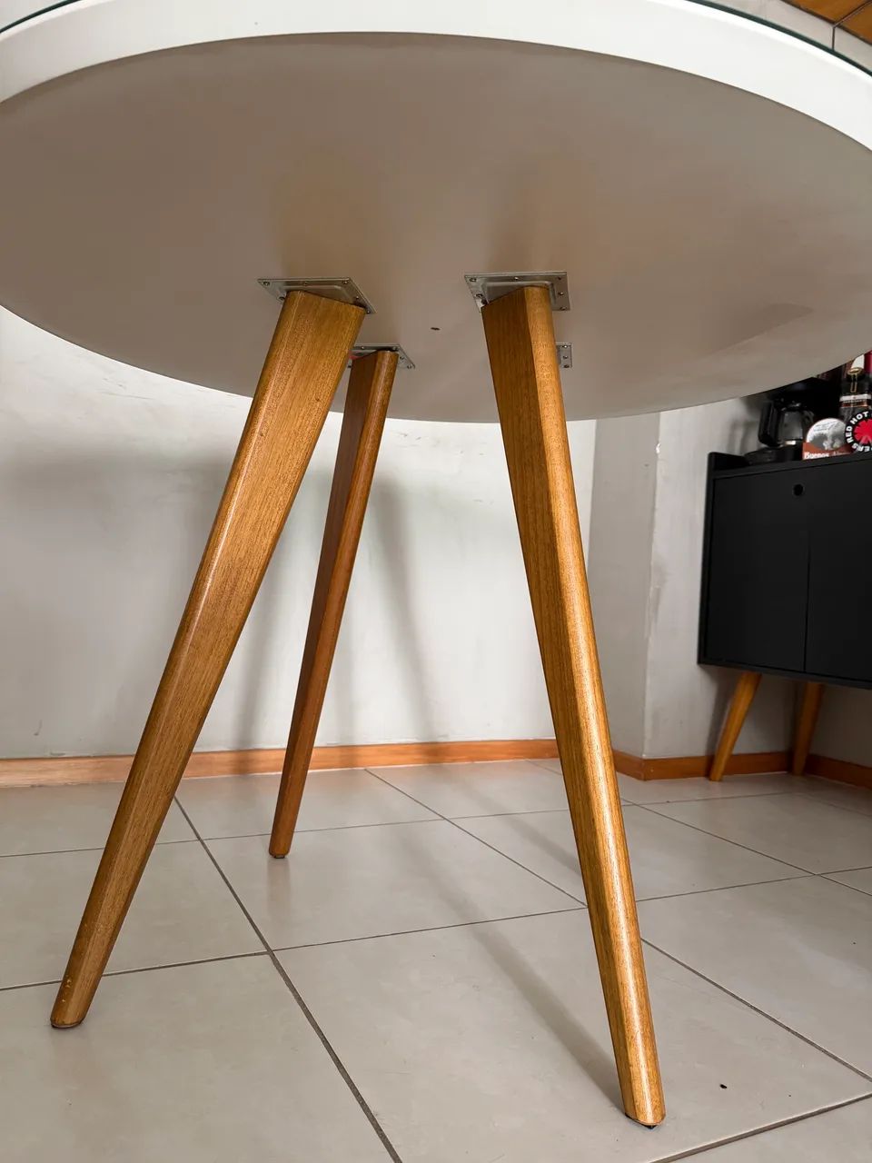 Mesa de Jantar com Tampo de vidro - Foto 3