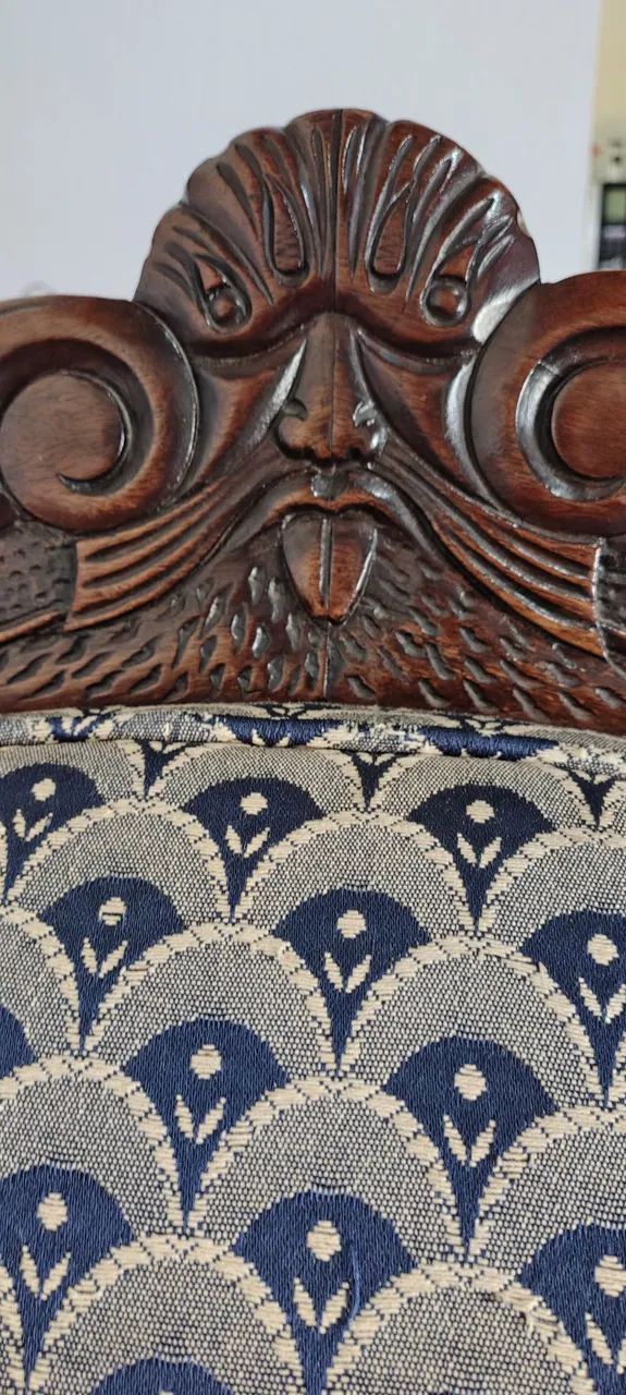 Sofá antigo para de leão raríssimo  - Foto 4