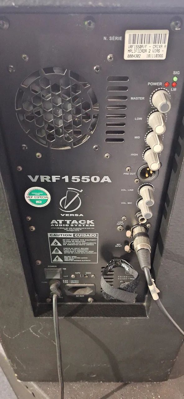  caixa ativa Attack VRF1550a - Foto 2