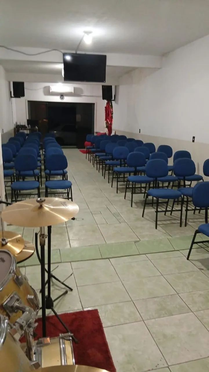 54 cadeiras azul - Foto 2