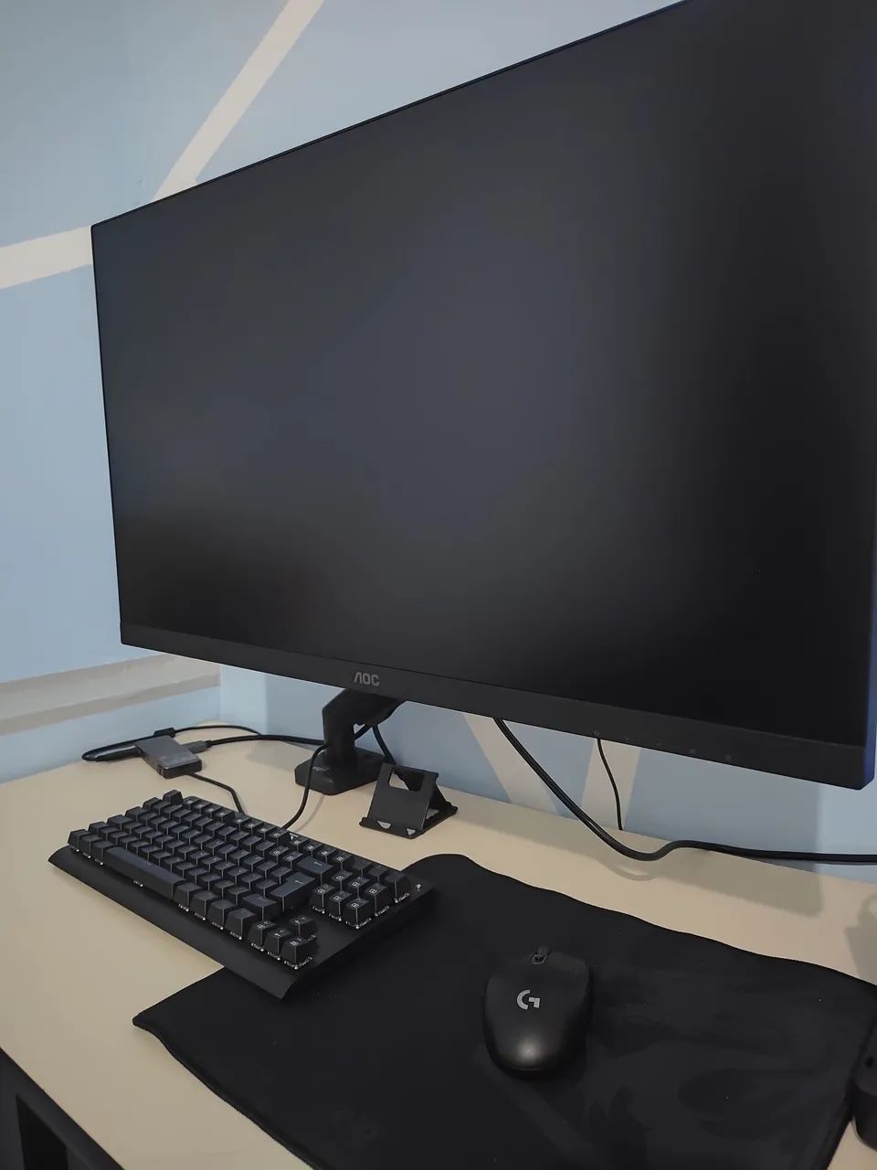 Monitor/Teclaro/Mouse Ped/Adaptador hub...