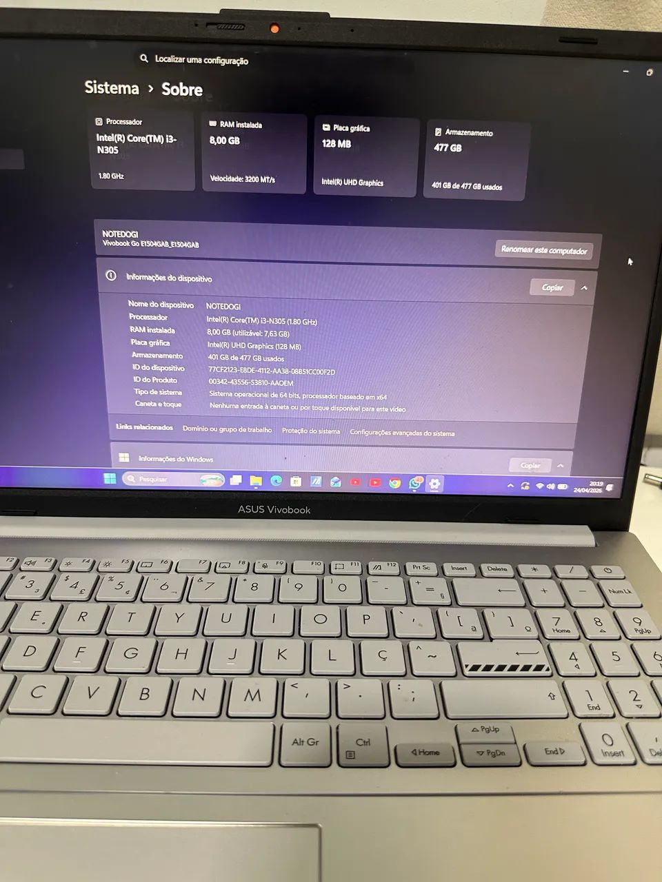 NOTEBOOK ASUS VIVOBOOK  - Foto 4