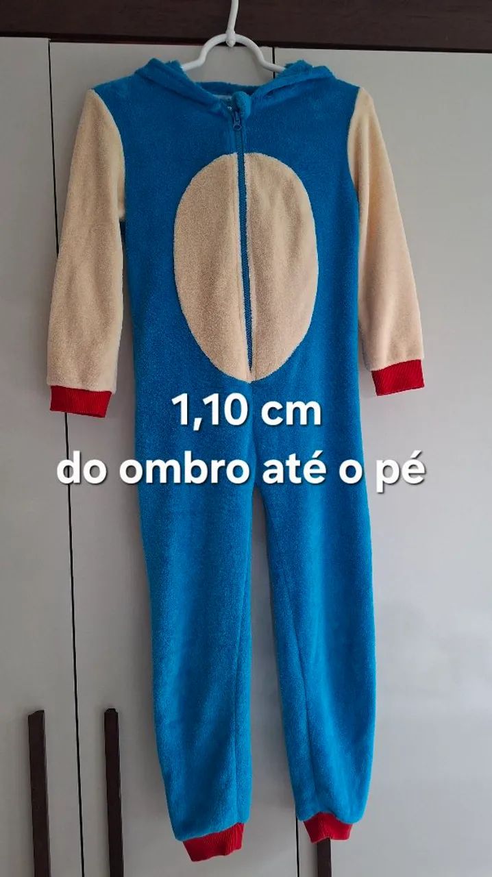 Pijama quentinho Sonic  - Foto 2