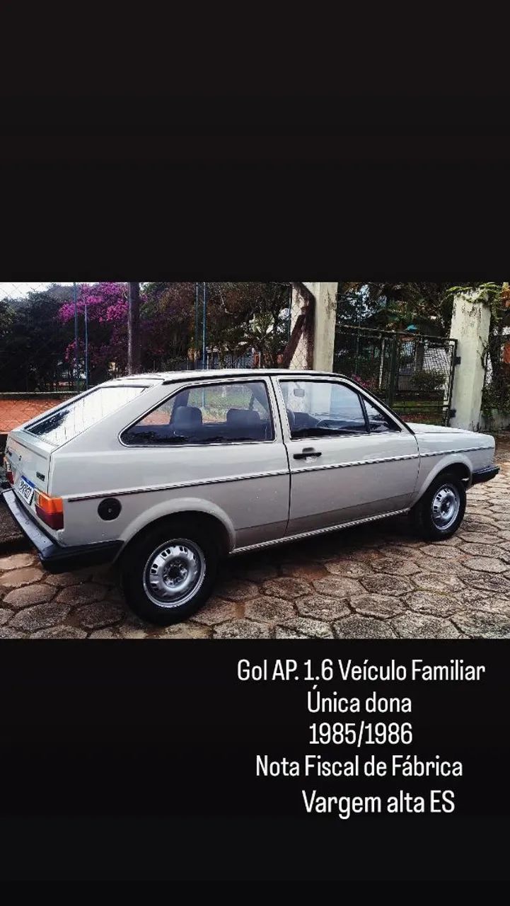Volkswagen Gol CLI / CL/ Copa/ Stones 1.6 (álcool) 1986
